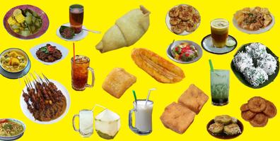 Stiker Makanan Food Indonesia Poster