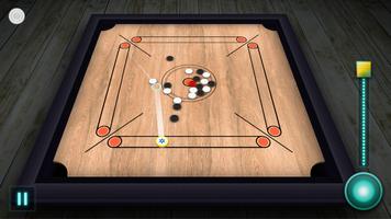 Real Carrom pool club 3d poster