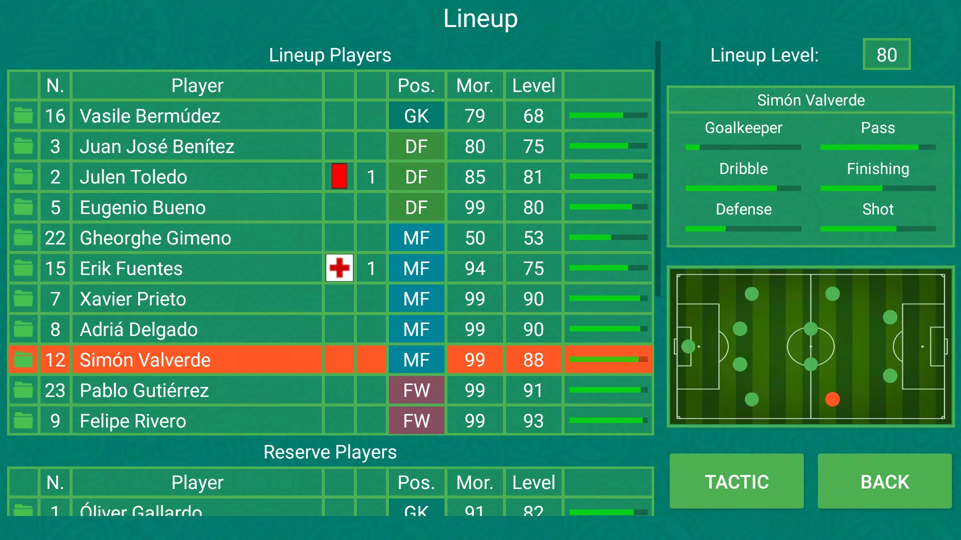 Football Team Manager APK pour Android Télécharger