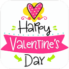 Valentine stickers simgesi