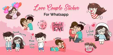 Romantic Couple Stickers - WhatsApp WAStickerApps