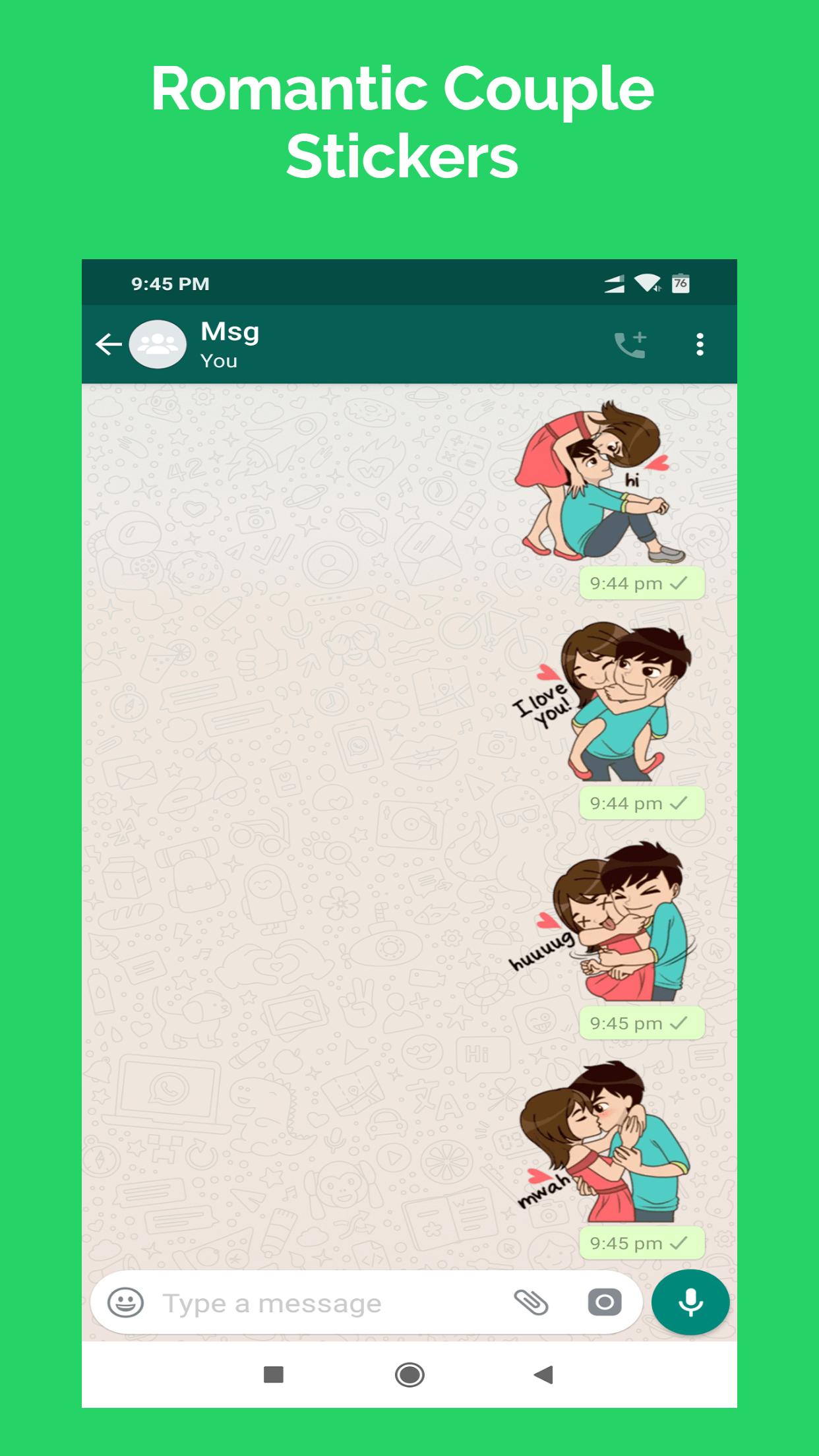 Romantic Couple Stickers Whatsapp Wastickerapps For Android