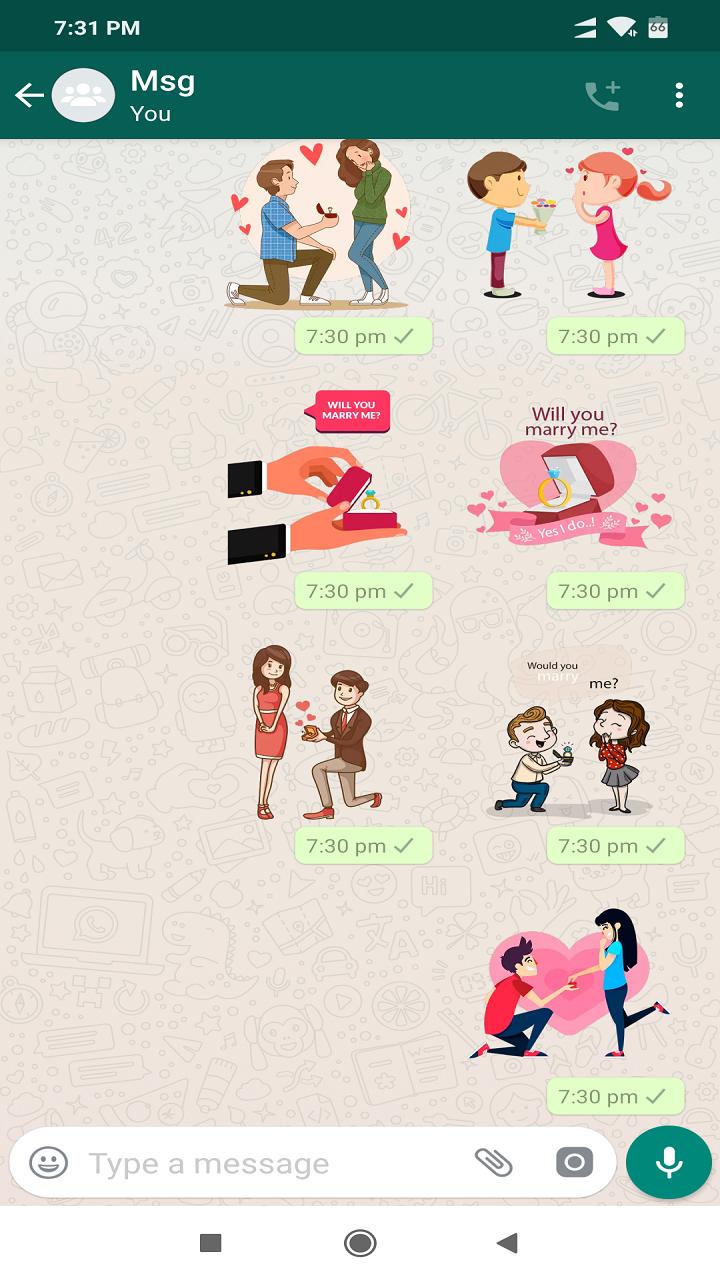 Romantic Couple Stickers Whatsapp Wastickerapps For Android