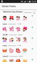 Valentine Day Stickers Pack For Whatsapp Affiche