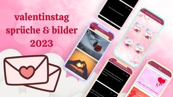 valentinstag sprüche & bilder الملصق