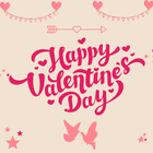 happy valentines day wishes icône