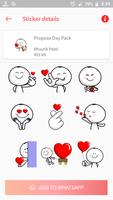 برنامه‌نما Valentine's Day Sticker for Whatsapp-WAStickerApps عکس از صفحه