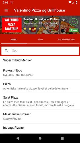Valentino Pizza og Grillhouse APK for Android Download