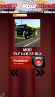 Mod Bussid ELF Espasio capture d'écran 3