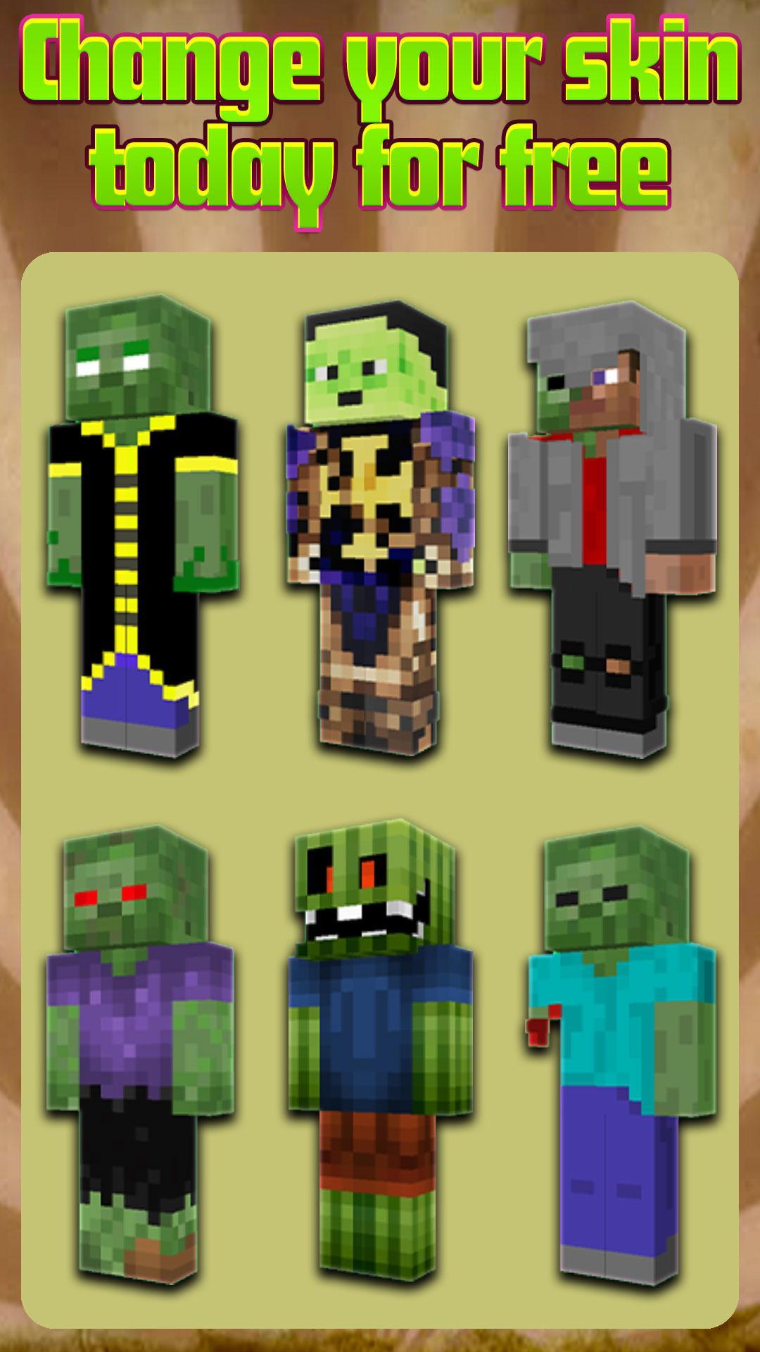 Zombie Skins for Minecraft PE for Android - APK Download Zombie Skins for Minecraft PE for Android - APK Download