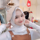 Hijab Cute Girl Wallpaper HD icône