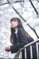 Korean School Beauty Wallpaper Ekran Görüntüsü 2