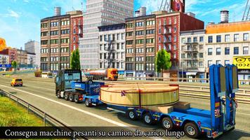 3 Schermata Camion autista Carico Trasporto Simulatore