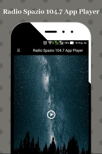 Radio Spazio 104 7 App Player For Android Apk Download