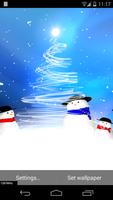 Poster Christmas Snow 3D