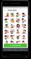 Hindi Sticker syot layar 3