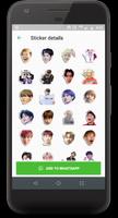 Cute Korean Sticker For Whatsapp -  KPOP FANS capture d'écran 3