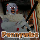 Pennywise clown maléfique jeu d'horreur effrayant icône