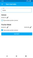 Blitz Satranç Saati Ekran Görüntüsü 3
