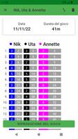 2 Schermata Scorecard per il mini golf