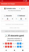 Simulador de batalla de riesgo captura de pantalla 1