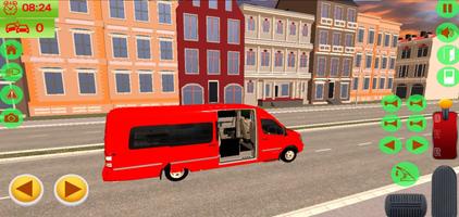 Van Bus Driving Transport Game capture d'écran 3