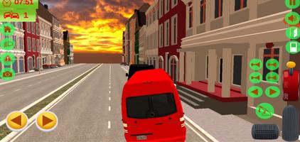 Van Bus Driving Transport Game capture d'écran 1