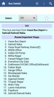 Vasai Virar Bus Info स्क्रीनशॉट 1