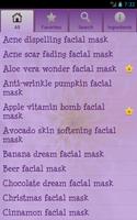 Homemade facial masks Affiche