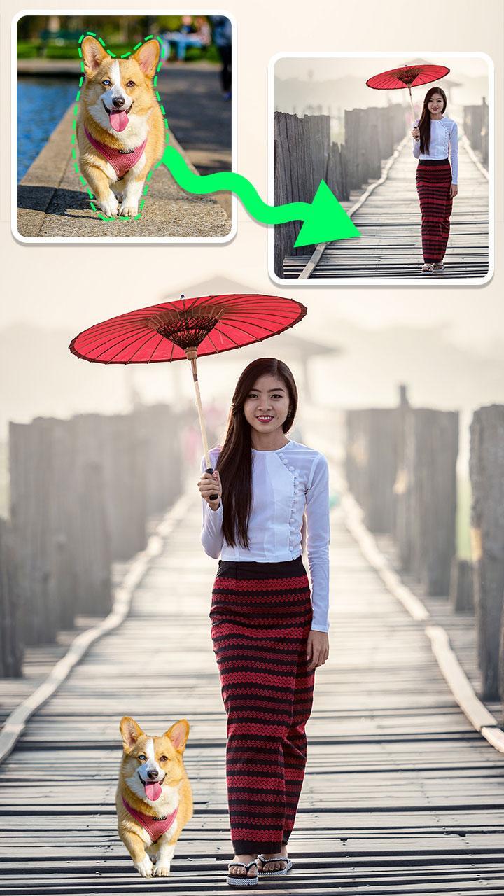 Cut photo