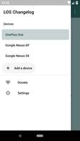 LineageOS Changelog imagem de tela 1