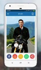 Man Moto Photo Suit APK download