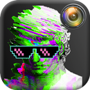 Vaporwave Stickers Glitch Effect APK