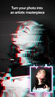 Glitch Effect Video, Photo Editor Grainy Effect poster