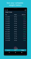 Weight Tracker تصوير الشاشة 3