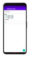 Simple Gym Log - Track Gym Workouts capture d'écran 2