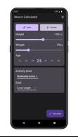 Macro Calculator تصوير الشاشة 1