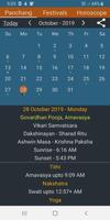 1 Schermata Hindu Calendar Horoscope