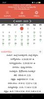 Telugu Calendar 2025 Plakat
