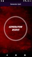 Generator riječi poster