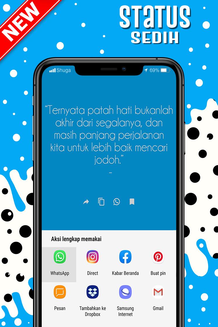  Status  WA  Kata Kata Perasaan Sedih pour Android 