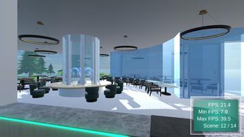 3D Benchmark - Luxury Cafe screenshot 1