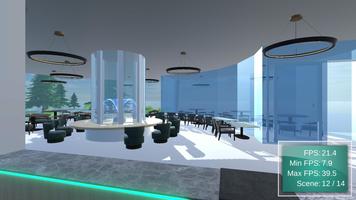 3D Benchmark - Luxury Cafe স্ক্রিনশট 1