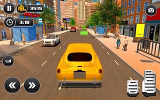 US Taxi Driver Simulator Game ポスター