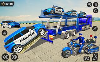 Police Car Cargo Transport 3D スクリーンショット 1