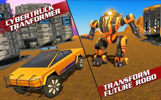Cyber Truck Transform Robot Shooting Game 2020 capture d'écran 1