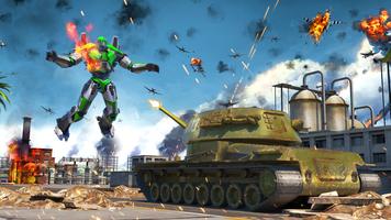 Multi Robot War: Jeux de chars Affiche