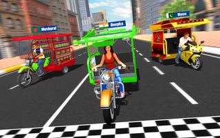 Tuk Tuk Auto Rickshaw Drive 3D capture d'écran 1