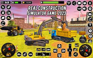 Excavator Machine Crane Sim 3D 截图 1