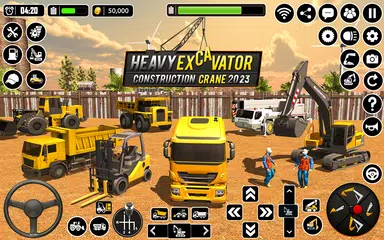 Excavator Machine Crane Sim 3D APK download